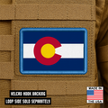 Colorado State Flag Patch 2"x3" Hook & Loop | Made in USA | Pro-Print Full Color & Tactical Options