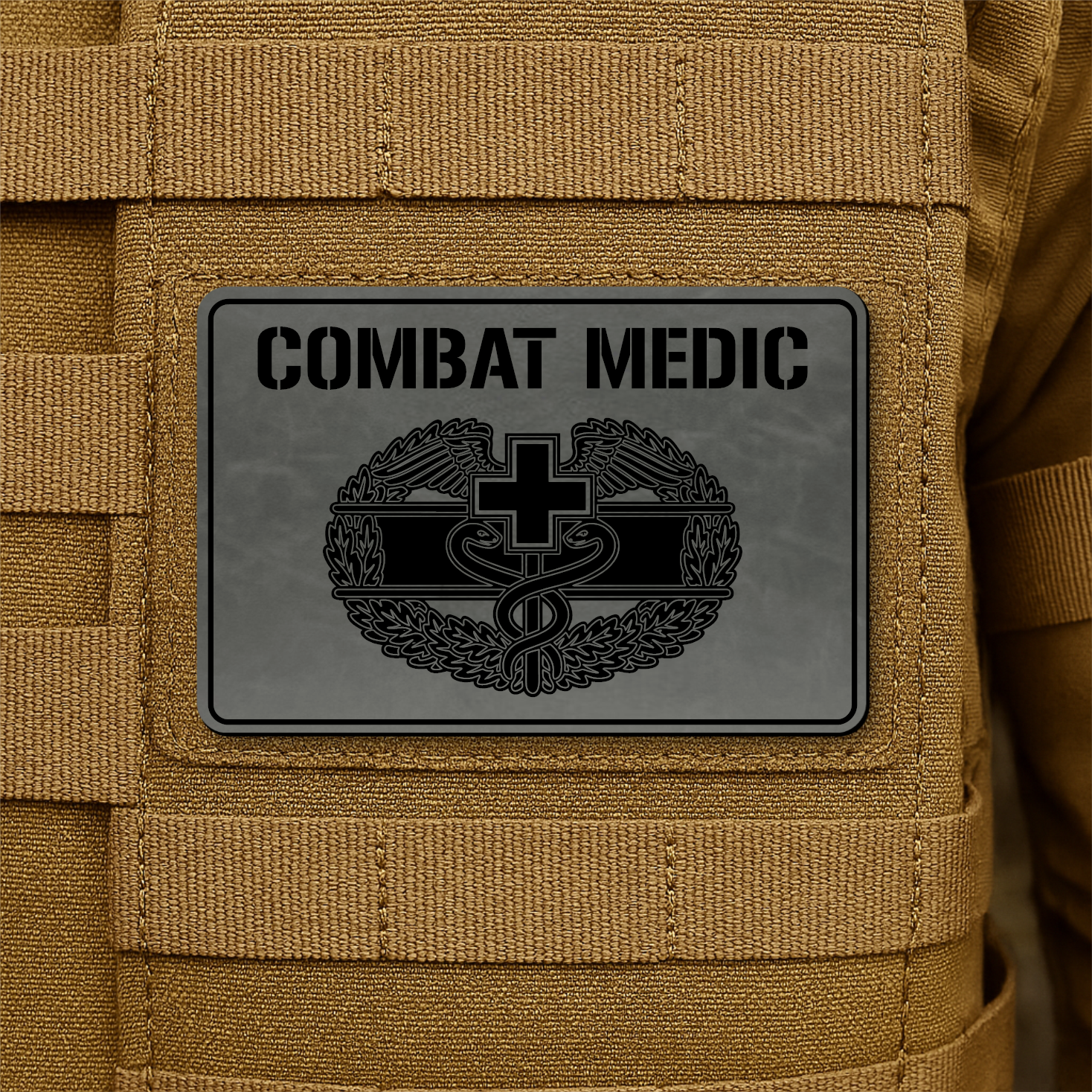 Army Combat Medic Morale Patch – 2” x 3” Hook & Loop | Made in USA