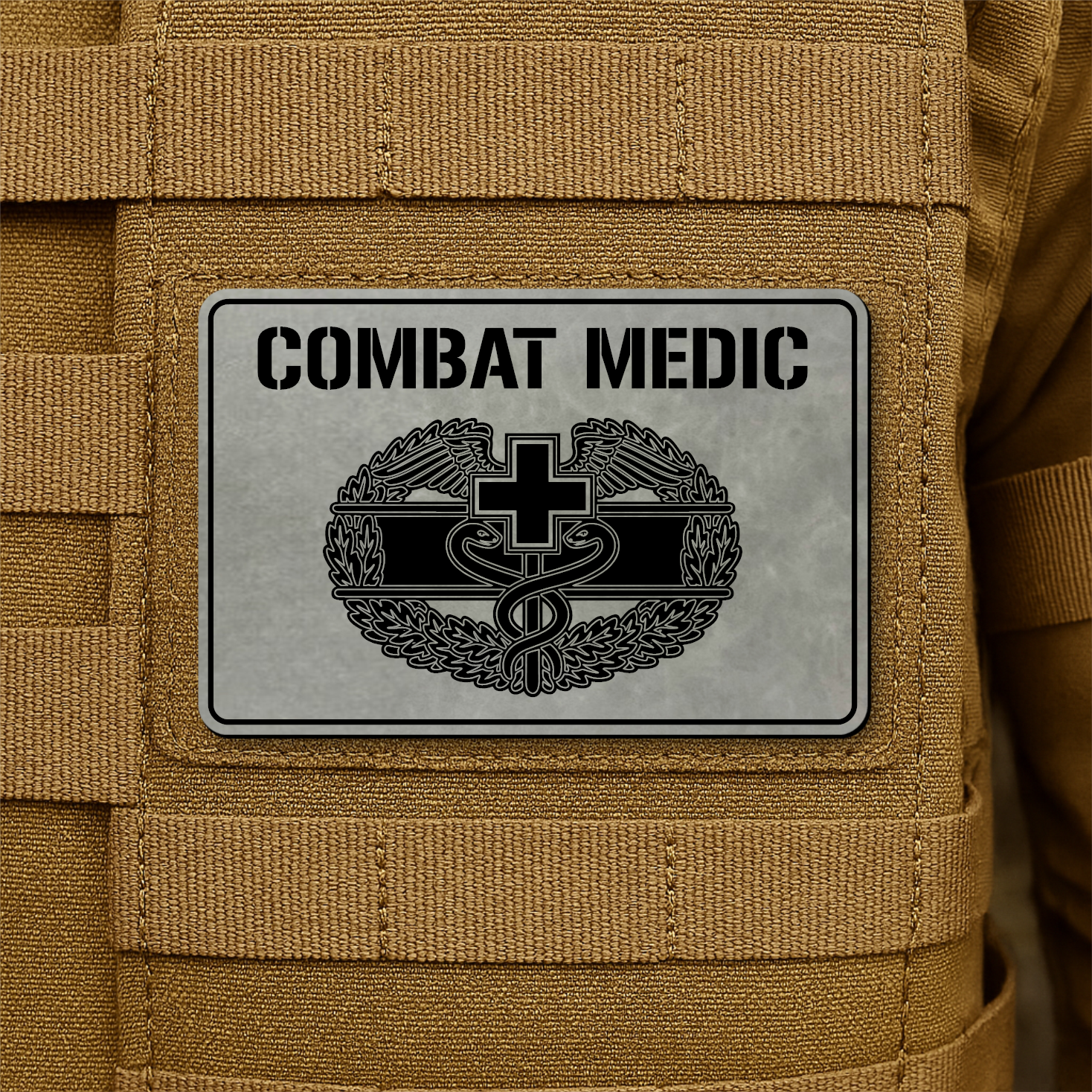 Army Combat Medic Morale Patch – 2” x 3” Hook & Loop | Made in USA