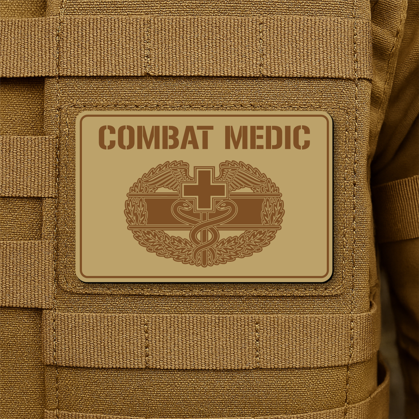 Army Combat Medic Morale Patch – 2” x 3” Hook & Loop | Made in USA