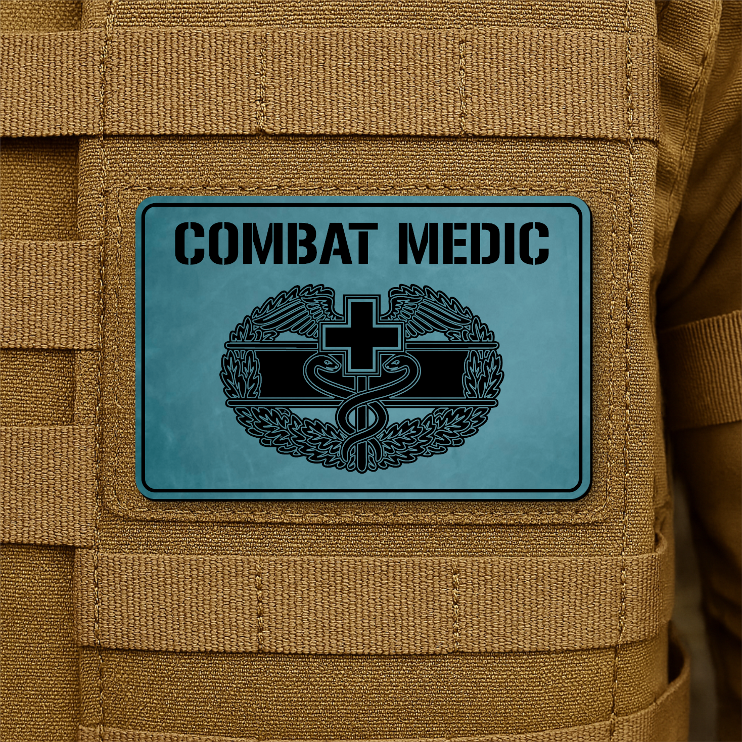 Army Combat Medic Morale Patch – 2” x 3” Hook & Loop | Made in USA