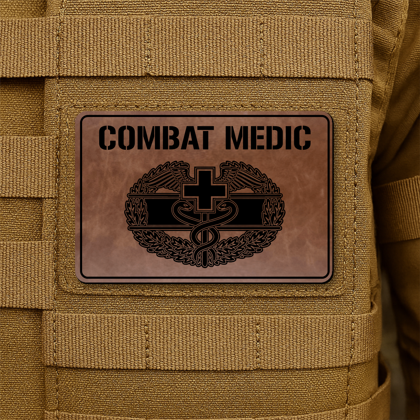 Army Combat Medic Morale Patch – 2” x 3” Hook & Loop | Made in USA