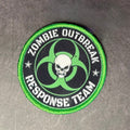 Zombie Outbreak Response Team Funny Morale Patch | Made in USA | VELCRO® Brand Hook Backing