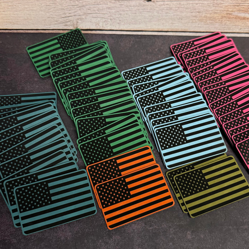 Tactical Synthetic American Flag Patch | Made in USA | VELCRO® Brand Hook Backing