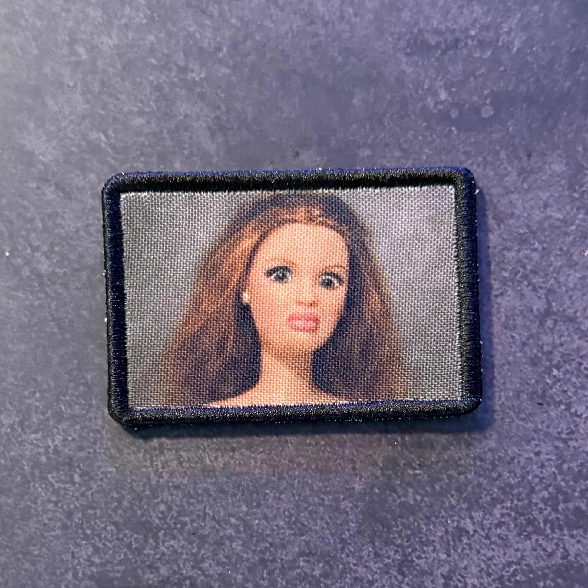 Shocked Doll Meme Funny Morale Patch | Made in USA | VELCRO® Brand Hook Backing