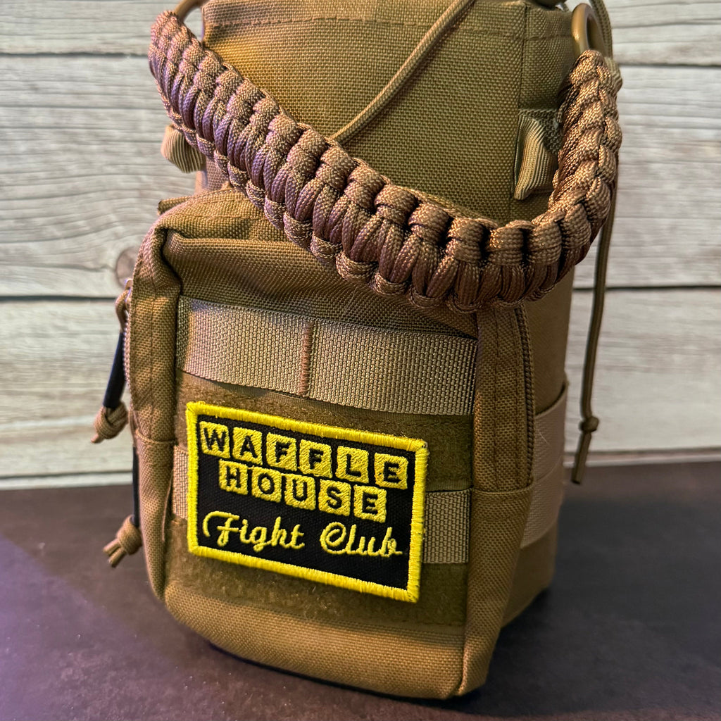 Waffle House Fight Club Funny Morale Patch | Made in USA | VELCRO® Brand Hook Backing
