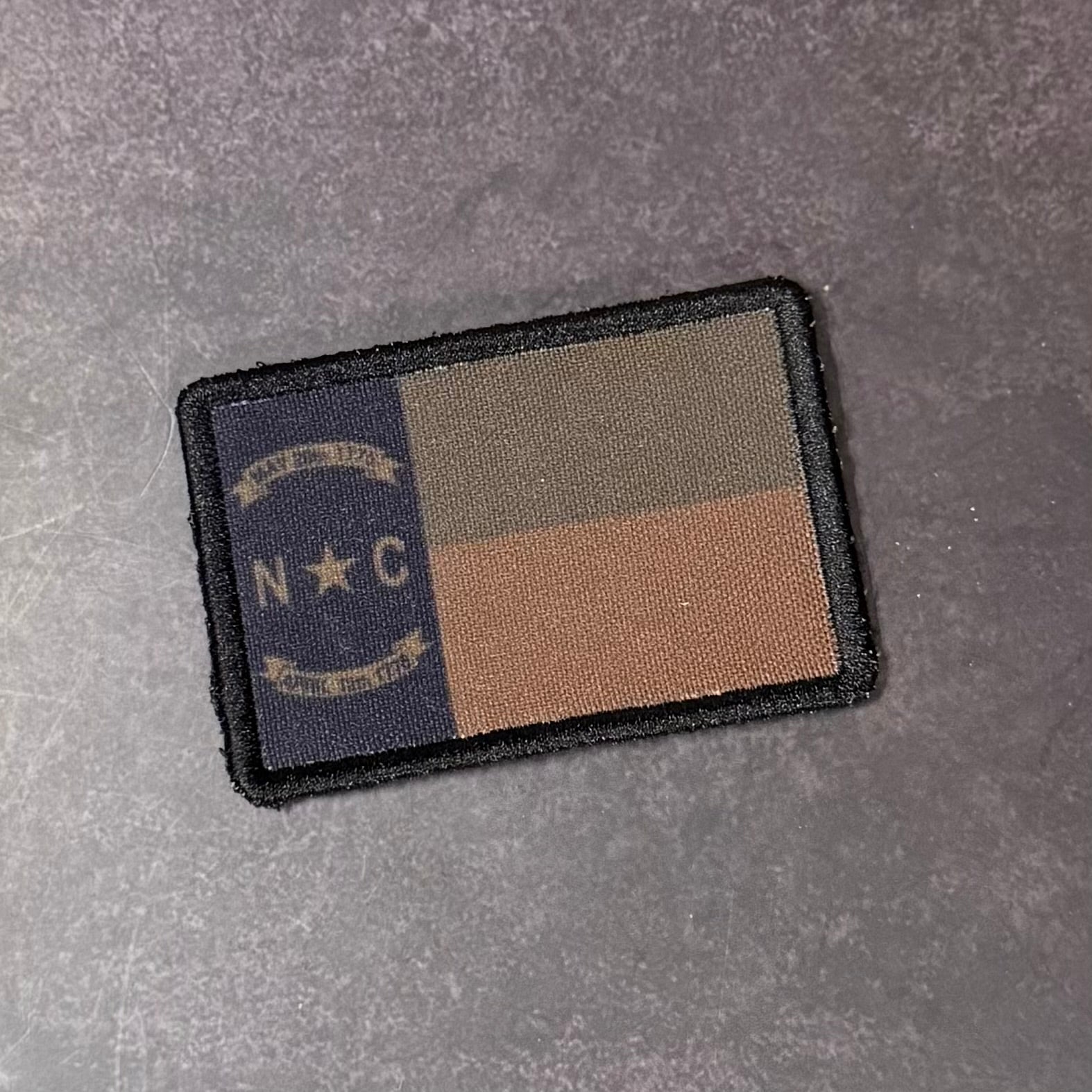 North Carolina State Flag Patch 2"x3" Hook & Loop | Made in USA | Pro-Print Full Color & Tactical Options