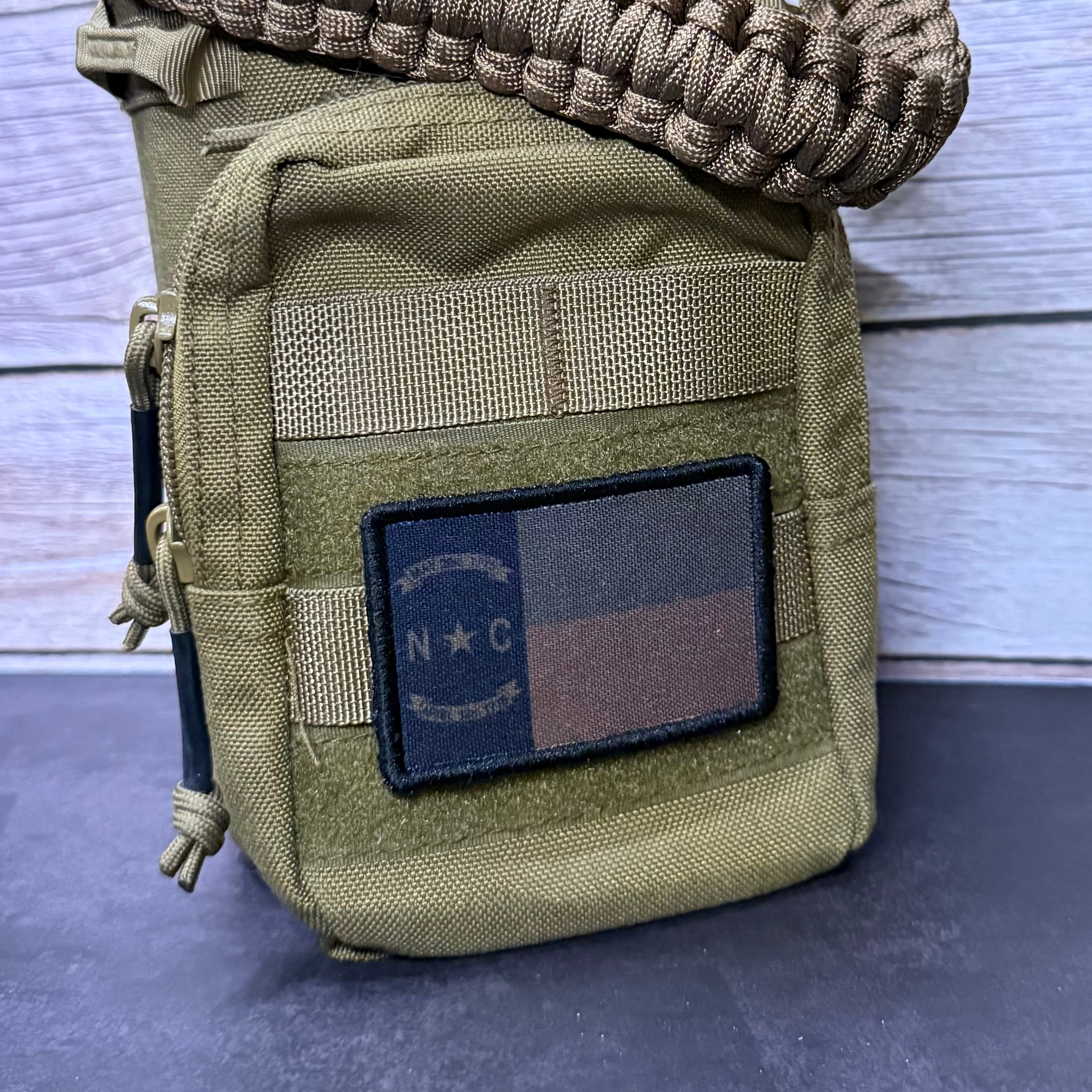 North Carolina State Flag Patch 2"x3" Hook & Loop | Made in USA | Pro-Print Full Color & Tactical Options