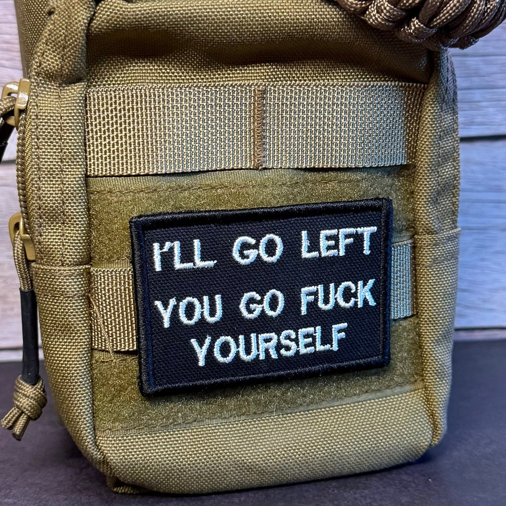 Go F*ck Yourself Funny Morale Patch | Made in USA | VELCRO® Brand Hook Backing