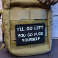 Go F*ck Yourself Funny Morale Patch | Made in USA | VELCRO® Brand Hook Backing
