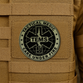 Tactical EMS Medic Morale Patch – 3” Round Hook & Loop Patch | Care Under Fire | Made in USA