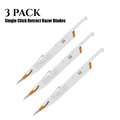 3-Pack Retractable Razor PenBlades #11 for Crafts, Vinyl Decals, Stickers & Leather